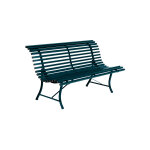 Banc de jardin en m�tal louisiane bleu acapulco - fermob