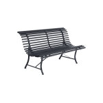 Banc de jardin en m�tal louisiane carbone - fermob