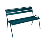Banc de jardin en m�tal monceau bleu acapulco - fermob