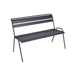 Banc de jardin en m�tal monceau carbone - fermob