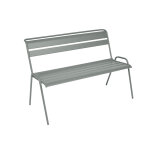 Banc de jardin en m�tal monceau gris lapilli - fermob