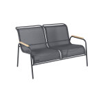 Banquette de jardin coolside carbone - fermob