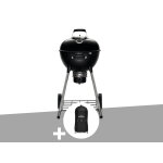 Barbecue  charbon charcoal kettle premium 47 cm + housse de protection - napoleon
