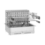 Barbecue charbon encastrable et  poser avec tournebroche lectrique 918. 56 - forge adour