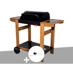 Barbecue  charbon indiana + kit tournebroche - somagic