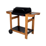 Barbecue � charbon indiana sur chariot - somagic