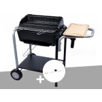 Barbecue charbon roma avec four à pizza intégré + kit tournebroche - somagic Barbecue charbon roma avec four à pizza intégré + kit tournebroche - somagic