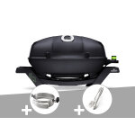 Barbecue lectrique travel q pro285e + rtissoire + ensemble 2 ustensiles - napoleon
