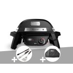 Barbecue lectrique weber pulse 1000 + kit ustensiles 3 pices better + housse