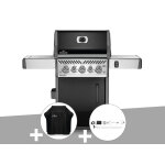 Barbecue à gaz rogue se 425 sib noir 3 brûleurs + housse de protection + rôtissoire - napoleon Barbecue à gaz rogue se 425 sib noir 3 brûleurs + housse de protection + rôtissoire - napoleon
