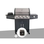 Barbecue  gaz piretto + weber connect smart grilling hub - jardideco