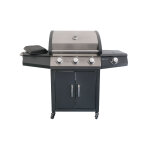Barbecue  gaz soleto 3 brleurs + 1 brleur latral - jardideco