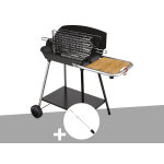 Barbecue horizontal et vertical excel grill duo + tournebroche