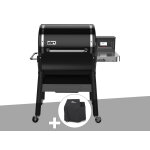 Barbecue � pellets weber smokefire ex4 gbs avec housse de protection