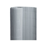 Canisse pvc double face gris 6 m - 2 rouleaux de 3 x 1, 20 m - jardideco