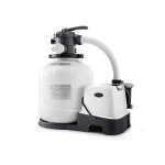 Combin groupe de filtration  sable 8 m / h + strilisateur au sel qx2600 - intex
