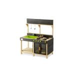 Cuisine d'extrieur en bois pour enfant yummy 200 - exit toys