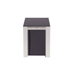 Desserte felix noir et inox pour plancha - eno