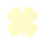 Dessous de plat en mtal trefle 27 x 27 cm citron givr - fermob