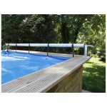 Enrouleur de bche  bulles premium pour piscine hors - sol ou enterre jusqu' 5, 55 m - ubbink