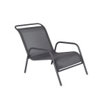 Fauteuil bas de jardin en métal coolside carbone - fermob Fauteuil bas de jardin en métal coolside carbone - fermob