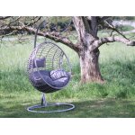 Fauteuil suspendu london gris - jardideco