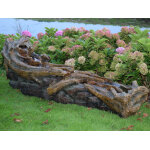 Fontaine de jardin allongée avisio souche d'arbre avec chute d'eau et éclairage led - ubbink Fontaine de jardin allongée avisio souche d'arbre avec chute d'eau et éclairage led - ubbink