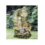 Fontaine de jardin miami rochers avec cascade et éclairage led - ubbink Fontaine de jardin miami rochers avec cascade et éclairage led - ubbink