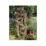 Fontaine de jardin tiros vieux troncs d'arbre avec cascades et éclairage led - ubbink Fontaine de jardin tiros vieux troncs d'arbre avec cascades et éclairage led - ubbink