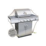 Housse pour barbecue � gaz avec tablettes lat�rales cover air - 147 x 80 x 90 cm - jardiline
