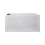 Jardini�re rectangle en plastique 80 x 40 cm elho vivo gris ciment