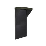 Kit comptoir bar felix 80 cm pour cuisine extrieure gris cargo et noir - eno