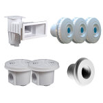 Kit pices  sceller blanc pour piscine 8 x 4 m - hayward