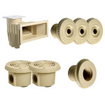 Kit pices  sceller sable pour piscine 8 x 4 m - hayward