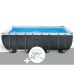 Kit piscine tubulaire intex ultra xtr frame rectangulaire 5, 49 x 2, 74 x 1, 32 m + kit d'entretien