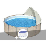 Kit piscine tubulaire ronde bestway power steel 3, 96 x 1, 07 m + 6 cartouches de filtration