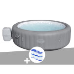 Kit spa gonflable bestway lay - z - spa grenada rond airjet 6 / 8 places + 6 filtres