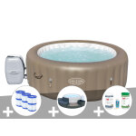 Kit spa gonflable bestway lay - z - spa palm springs rond airjet 4 / 6 places + ensemble mobilier + 6 ... Kit spa gonflable bestway lay - z - spa palm springs rond airjet 4 / 6 places + ensemble mobilier + 6 ...