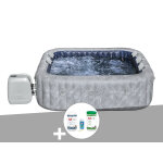 Kit spa gonflable bestway lay - z - spa san francisco carr hydrojet 5 / 7 places + kit de traitement ...