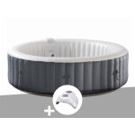 Kit spa gonflable infinite spa xtra rond bulles 8 places + porte verre