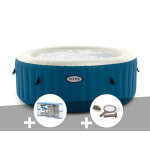 Kit spa gonflable intex purespa blue one rond bulles 2 / 4 places + 6 filtres + kit d'entretien Kit spa gonflable intex purespa blue one rond bulles 2 / 4 places + 6 filtres + kit d'entretien