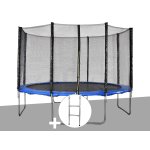 Kit trampoline jardideco cronos � 3, 66 m bleu + echelle