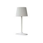 Lampe de table sans fil abby white - 190 lumens - � 10 x h 38 cm - lumisky