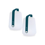 Lot de 2 lampes balad bleu acapulco h. 25 cm - fermob