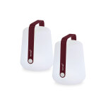 Lot de 2 lampes balad cerise noire h. 25 cm - fermob