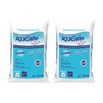 Lot de 2 sacs de sel de piscine acti + multifonctions 25 kg - aquaswim