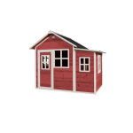 Maisonnette en bois pour enfants loft 150 rouge - exit toys Maisonnette en bois pour enfants loft 150 rouge - exit toys