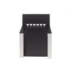 Module plancha pour cuisine extérieure modulo noir et inox - eno Module plancha pour cuisine extérieure modulo noir et inox - eno