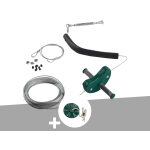 Pack tyrolienne para longueur 30 m avec poign�es + balan�oire disque