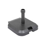 Pied de parasol opaneo noir 39 kg avec roulettes - hespride